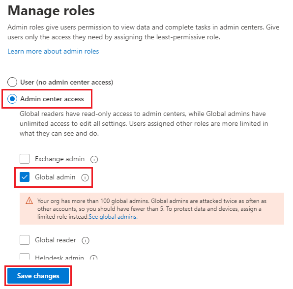 Manage Roles