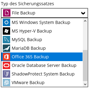 backupset type