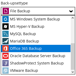 backupset type